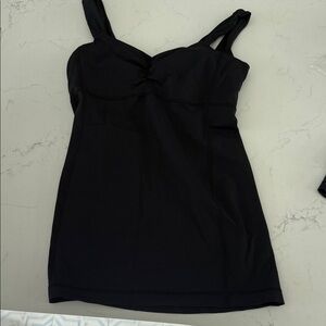 lululemon athletica Black Mini Tank Dress
